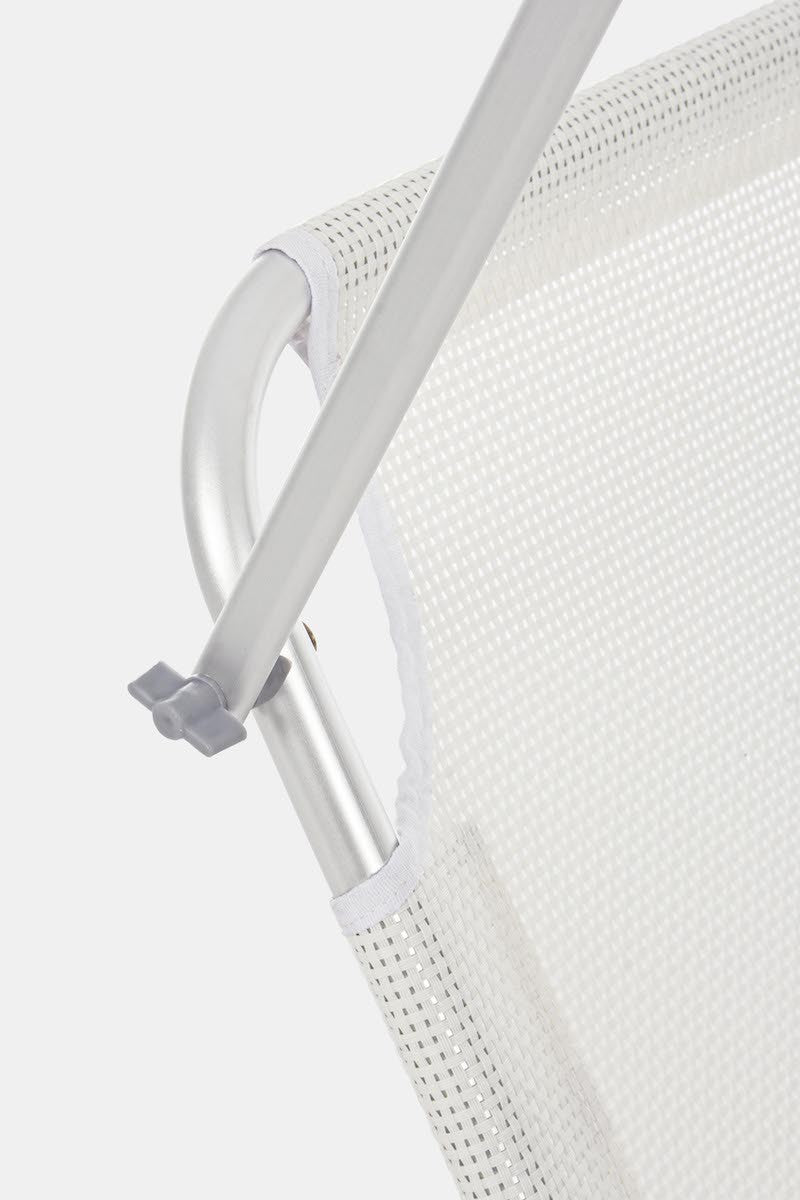 CAMA CON TECHO CRUZADO BLANCO