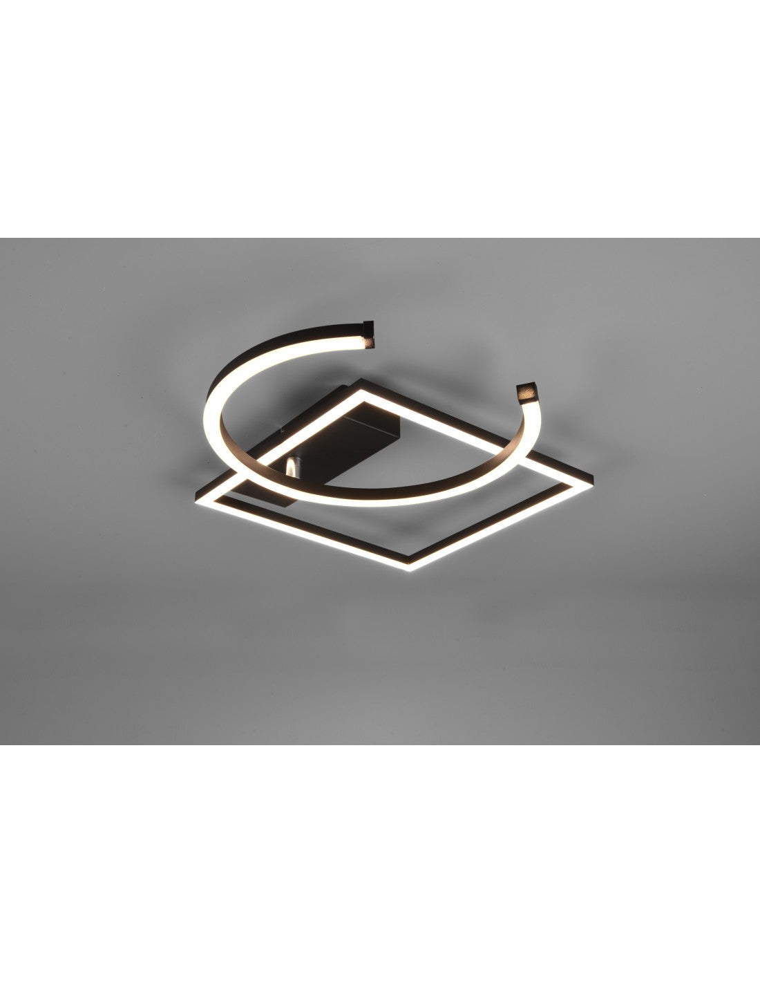 Plafón LED Pivot 23,5w Negro L42 cm Regulable Trio Lighting