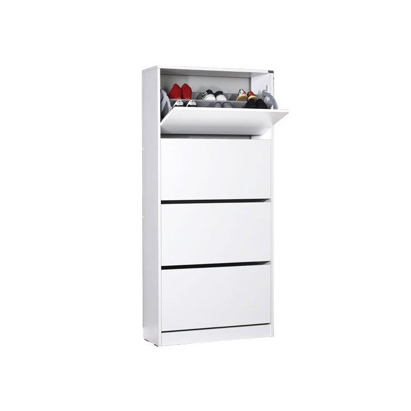 Zapatero 4 puertas blanco 73x26xh.157 cm