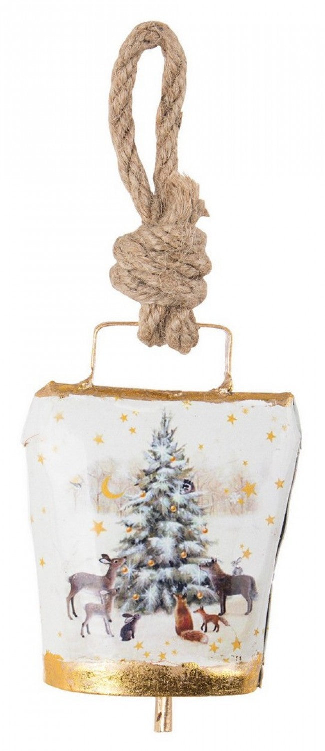 12x Colgantes de campana del bosque blanco Wendi