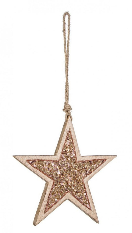 4x colgante Fraser Star Copper L