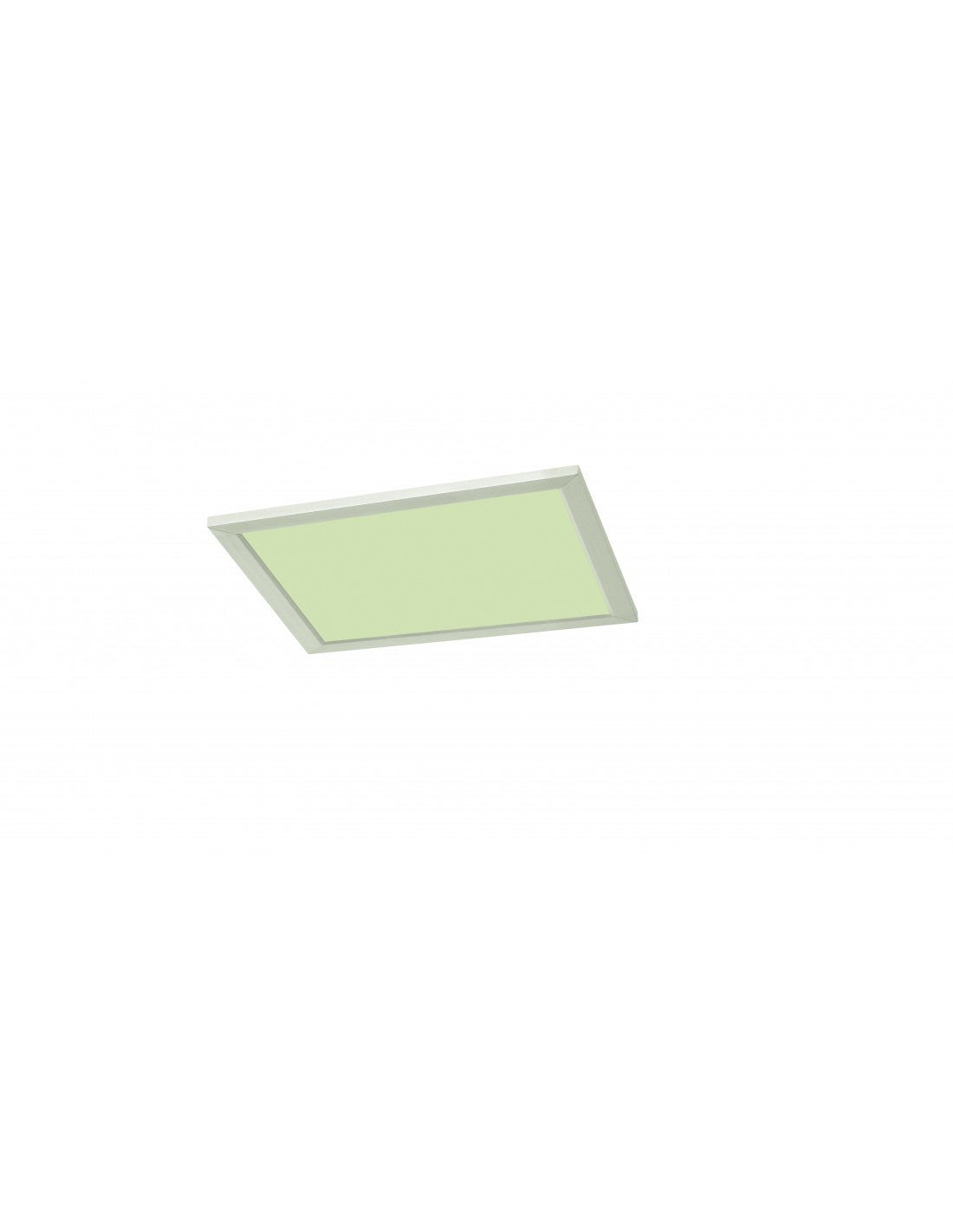 Plafón cuadrado Griffin LED Regulable Rgbw Níquel 29x29 cm Trio Lighting