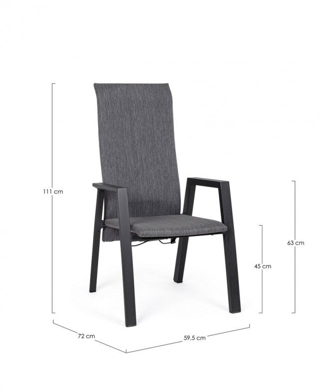 4x Silla C-Br Recl Ethan Antr Jx55