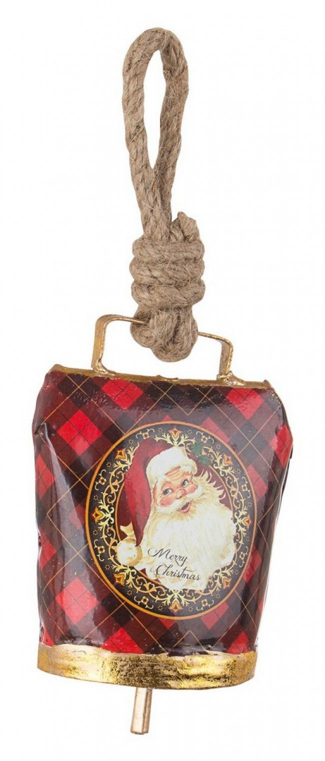 12x Colgante Wendi con campana de tartán de Santa Vin