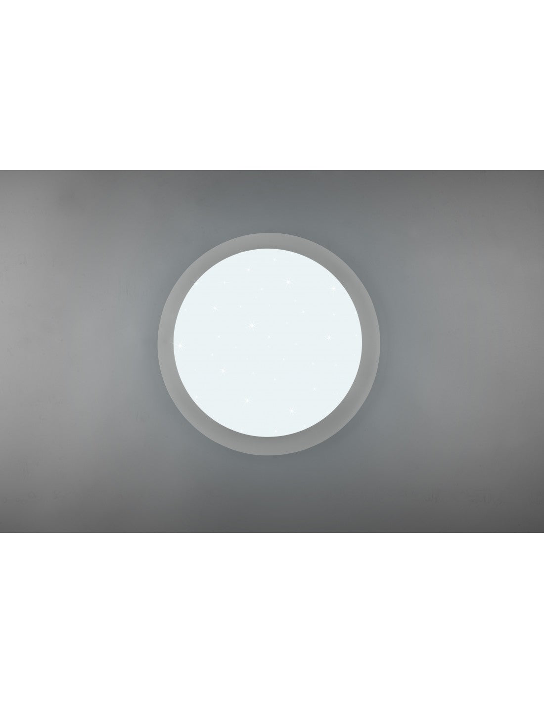 Frodeno Lámpara de techo exterior blanca efecto estrella IP44 Trio Lighting