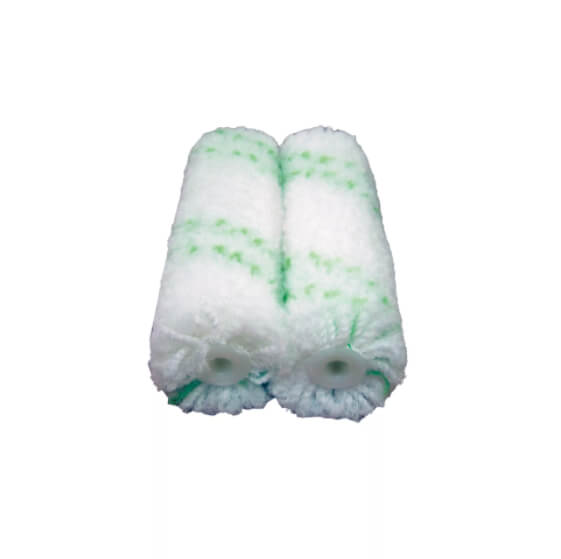 2 Recambios Para Mini Rodillo De 11 Cm