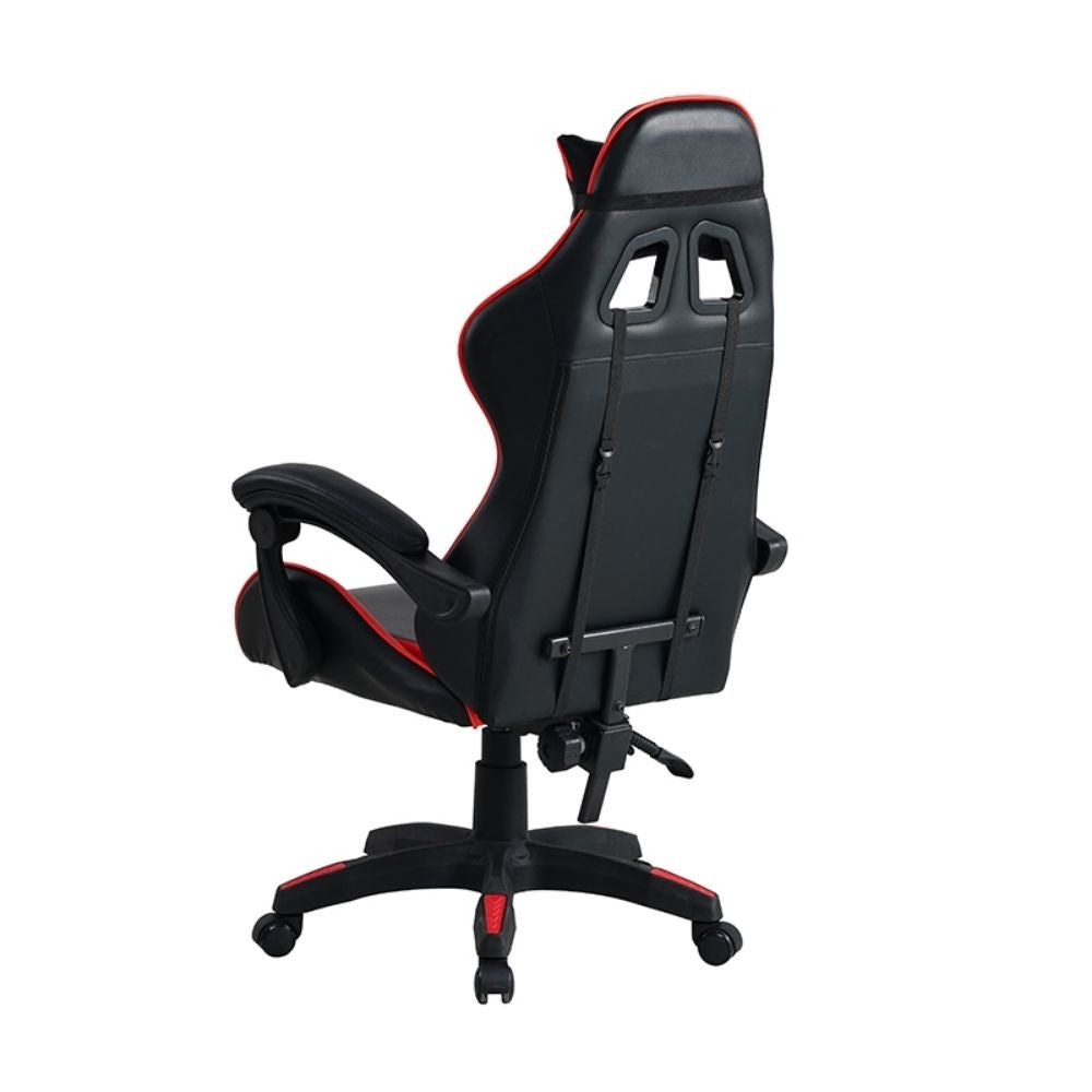 Sillón gaming mek rojo negro