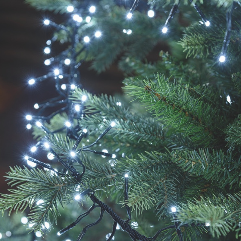 Cadena LED blanco frío 1100 MiniLED 11,5m