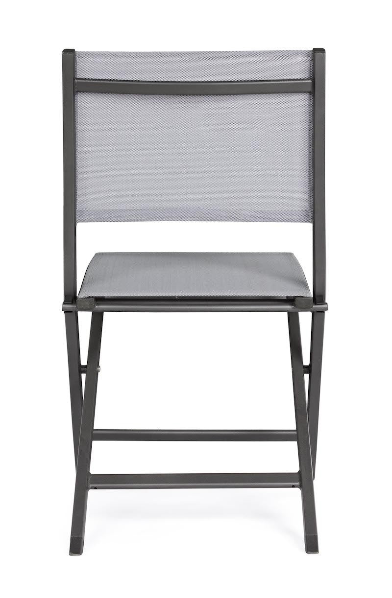 Silla Plegable Elin Antracita-Gris