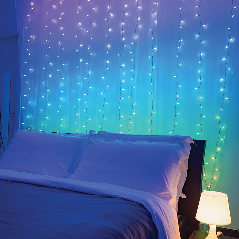 Cortina Twinkly WALL RGB y Blanco Cálido 210 LEDs
