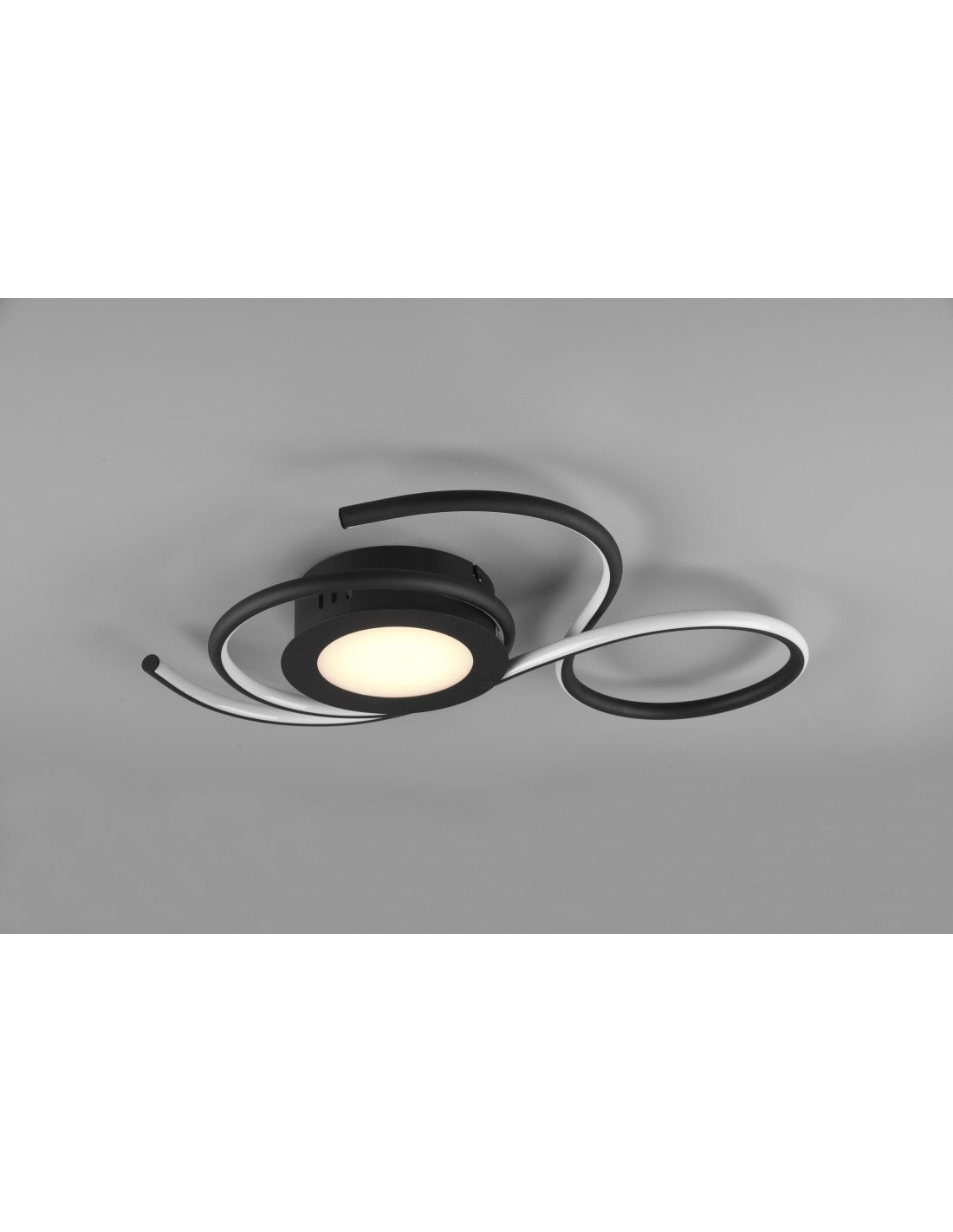 Apliques de luz de techo negra, diseño moderno, atenuador Led, iluminación Jive Trio