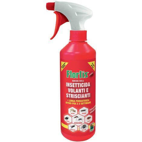 Insecticida Multiinsetto 400 Ml Flortis Protección Insectos Plantas Hogar Jardín