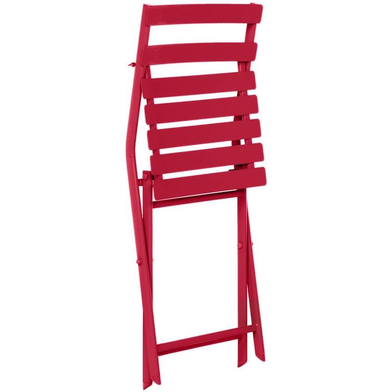 Silla de jardín plegable Color: Rojo