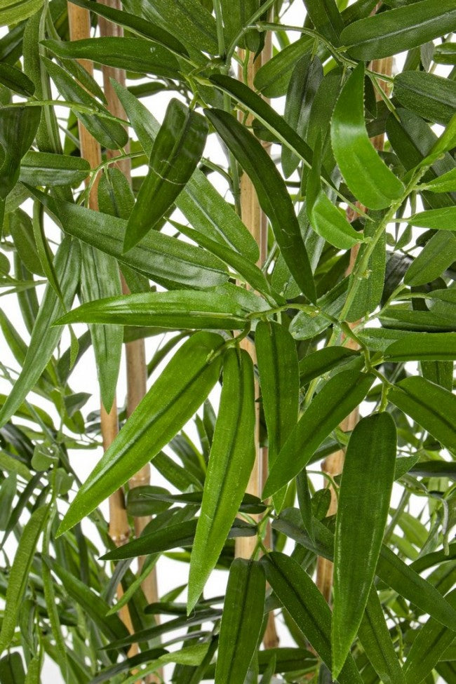 2x Planta decorativa de bambú para el hogar con maceta de 185h cm
