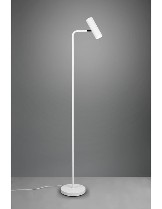 Lámpara De Pie Marley Foco Blanco Y Cilíndrico H151 Trio Lighting