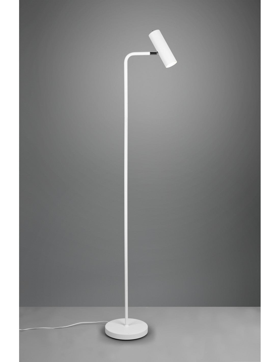 Lámpara De Pie Marley Foco Blanco Y Cilíndrico H151 Trio Lighting