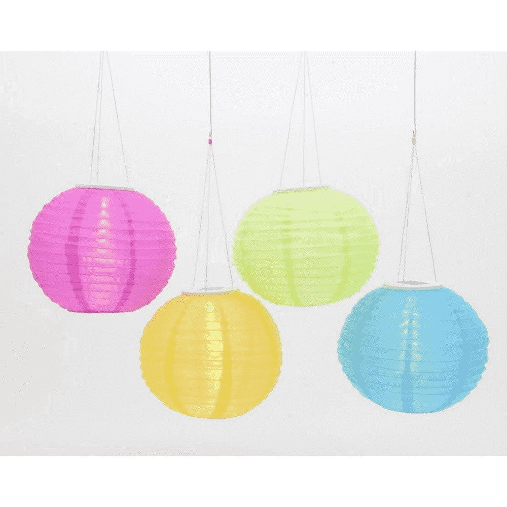 Linterna solar redonda diámetro 28cm Kaemingk