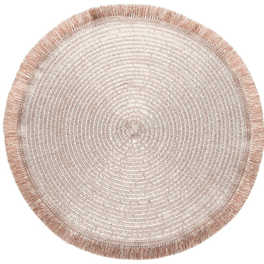 Mantel individual de polipropileno rosa 38 cm