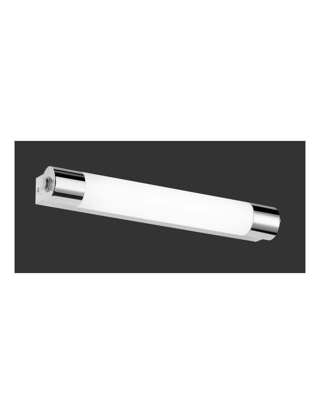 Aplique de espejo LED Reglette Kolian cromado 44 cm IP44 Trio Lighting