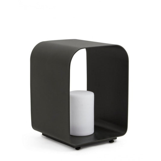 Lámpara LED Ridley aluminio antracita 35h cm