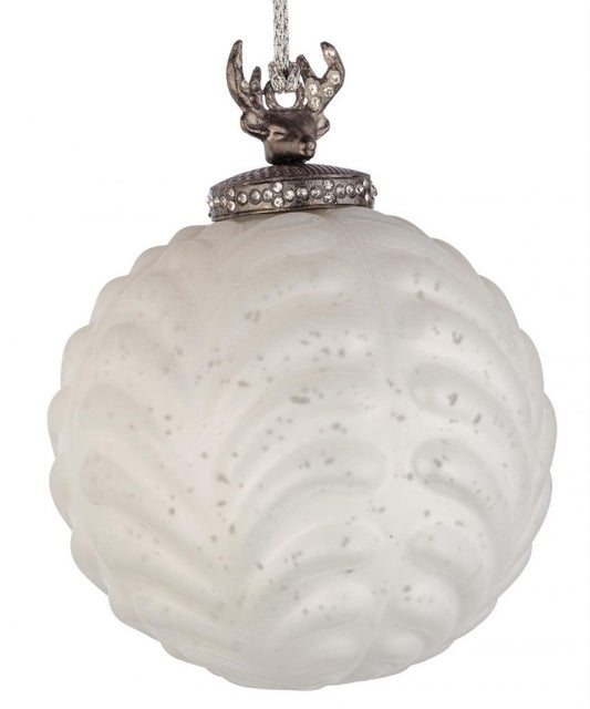 4x Esfera Vt Decorum Blanco Op D100