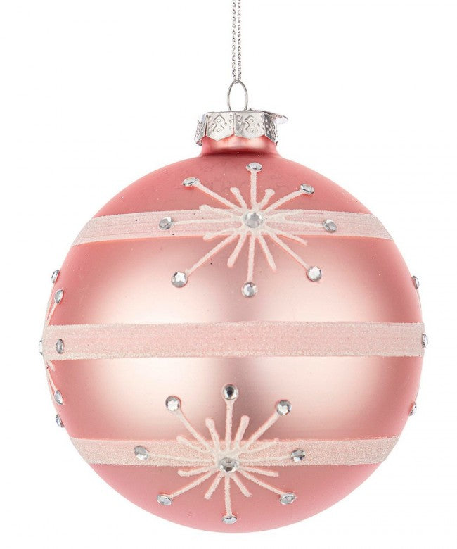 8x Esfera Vt Glimmer Oro Rosa D100