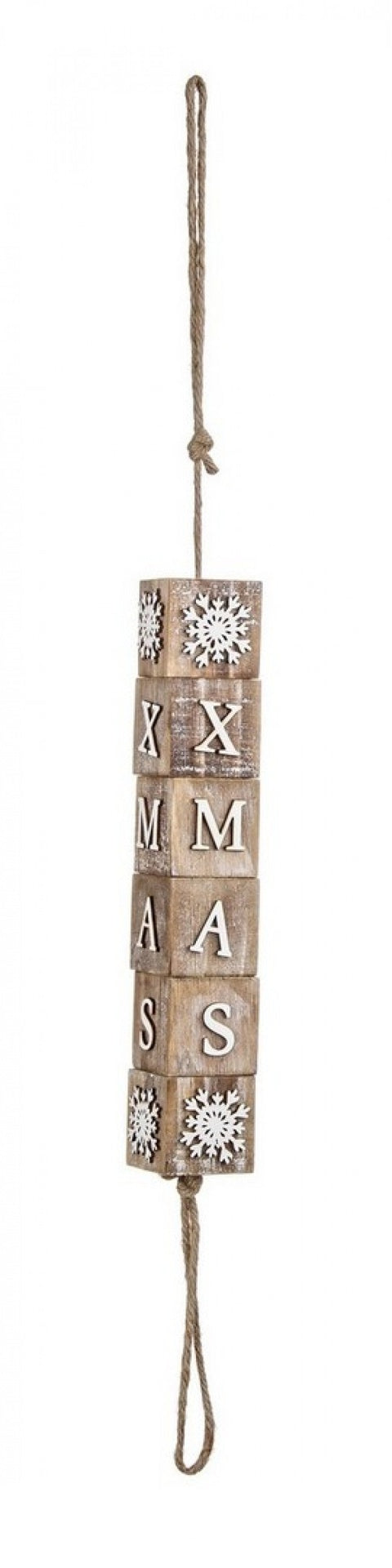 8x Decoración navideña natural para colgar S