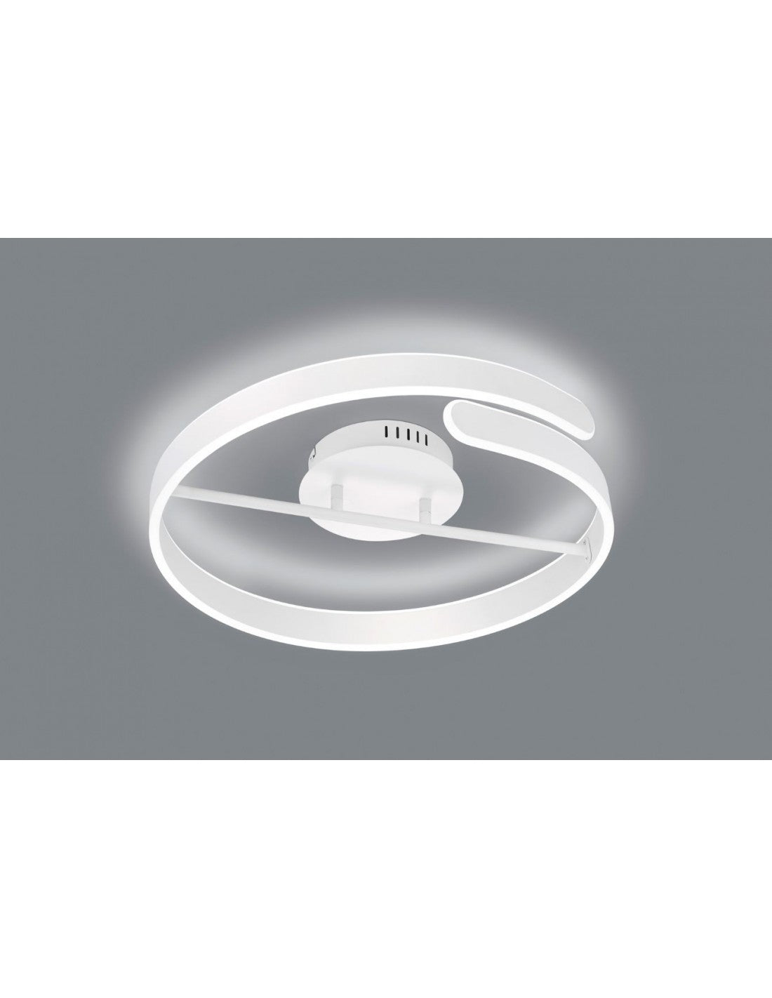 Lámpara de Techo Diseño Círculo LED Dimmer 4000k Blanco Parma Trio Lighting