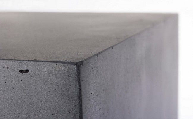 Juego de 3 columnas para muebles de jardín cuadradas antracita melange