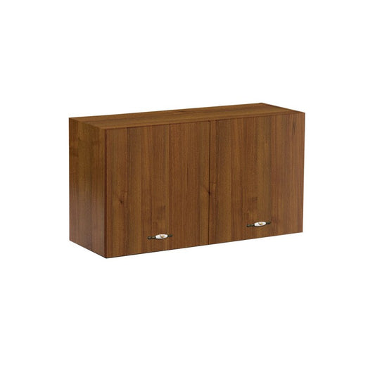 Mueble alto sobre campana de nogal antiguo con 2 puertas de cocina 90x32xh49 cm