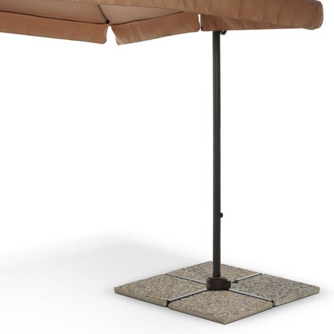 Placa de arena para base de paraguas 40x40x3,5