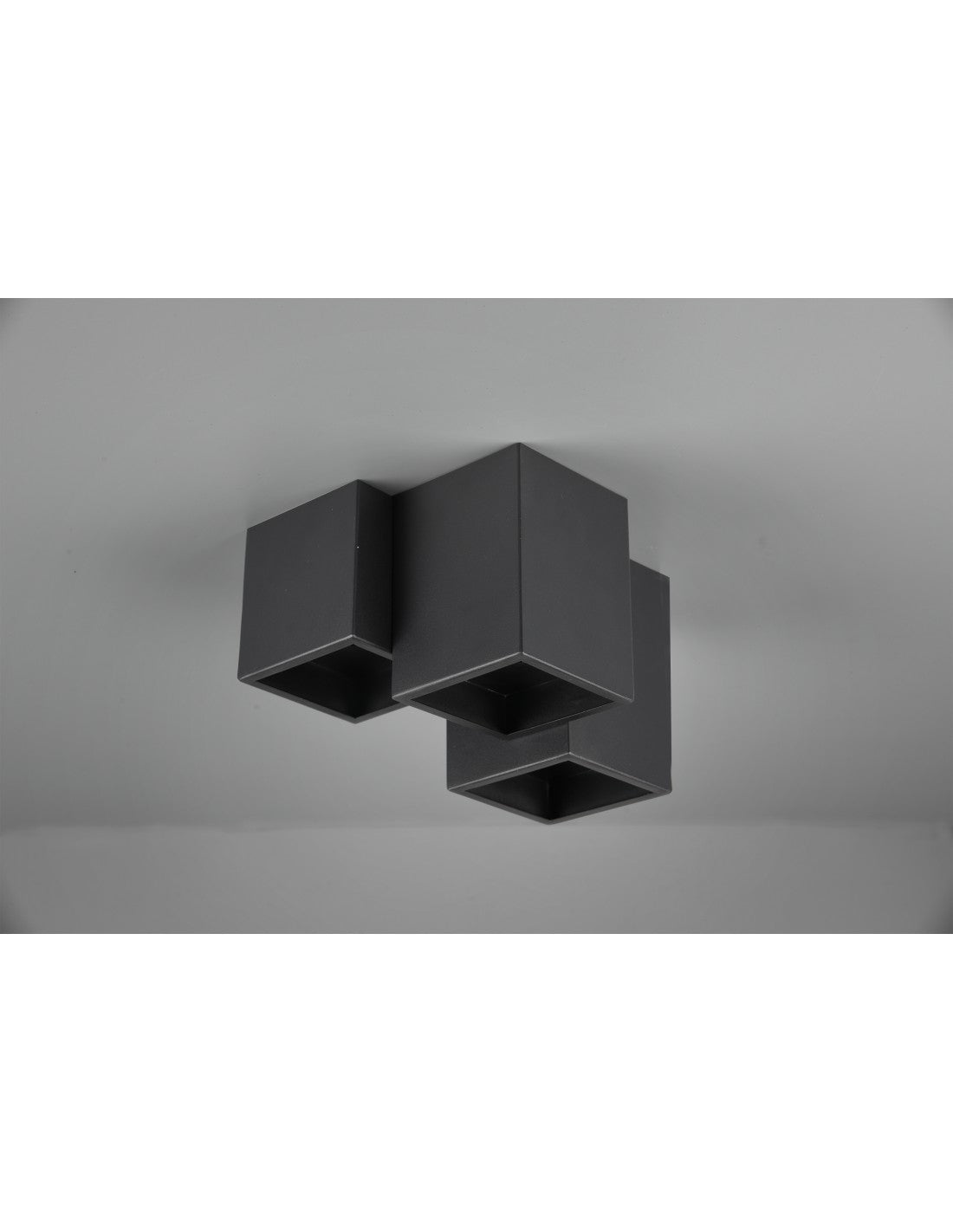 Lámpara de techo 3 Cubos GU10 Fernando Negro Mate Trio Lighting