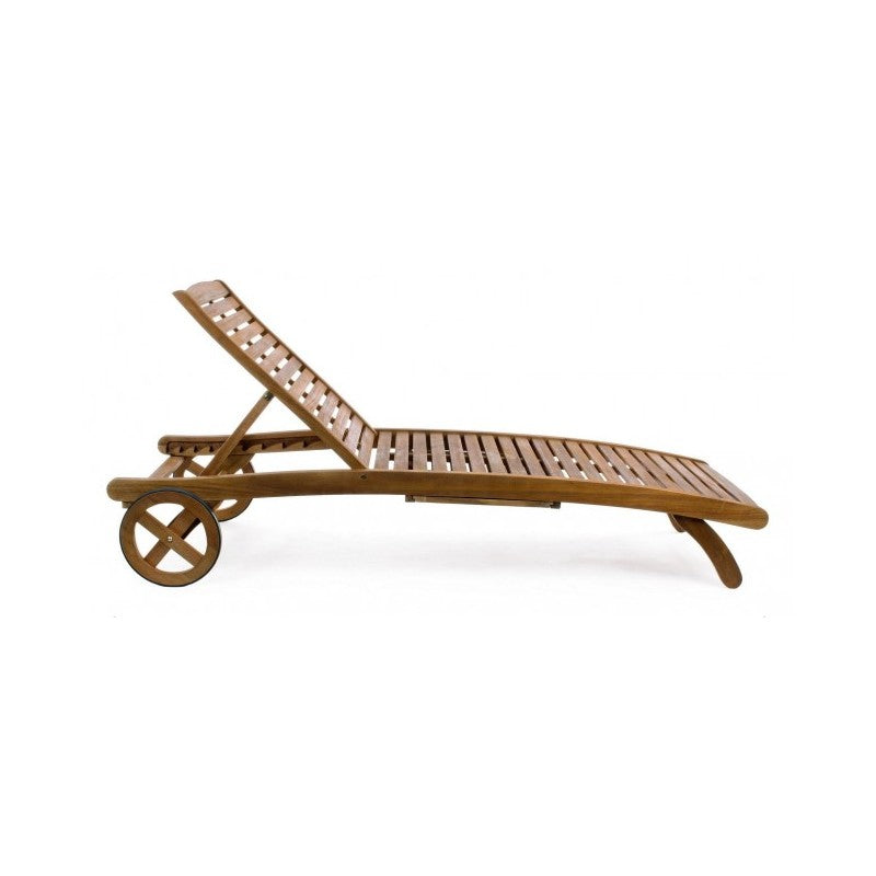 Cuna Noemi en madera de Acacia 195x66xH34-65,5cm